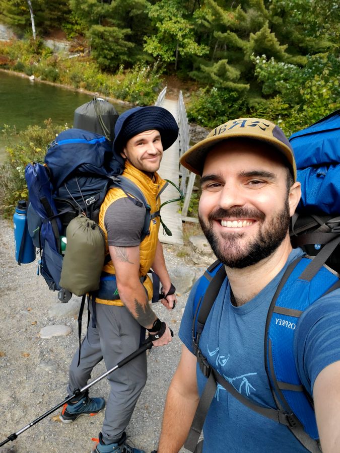 Setting out from the Chikanishing trailhead